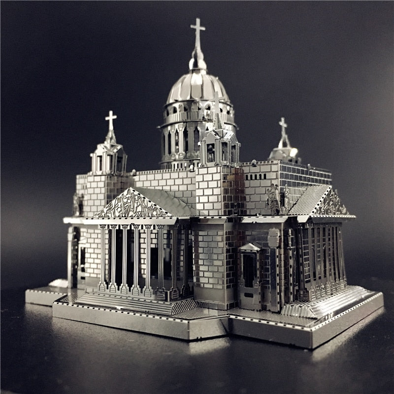 3D Metal model kit Issakiv Cathedral Building Model DIY 3D