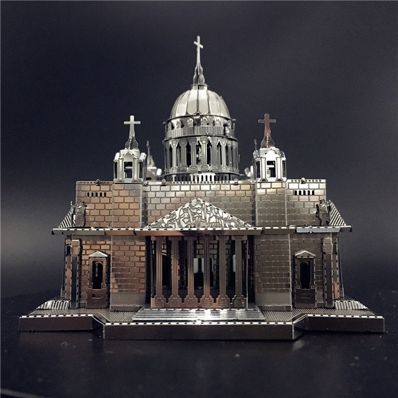 3D Metal model kit Issakiv Cathedral Building Model DIY 3D