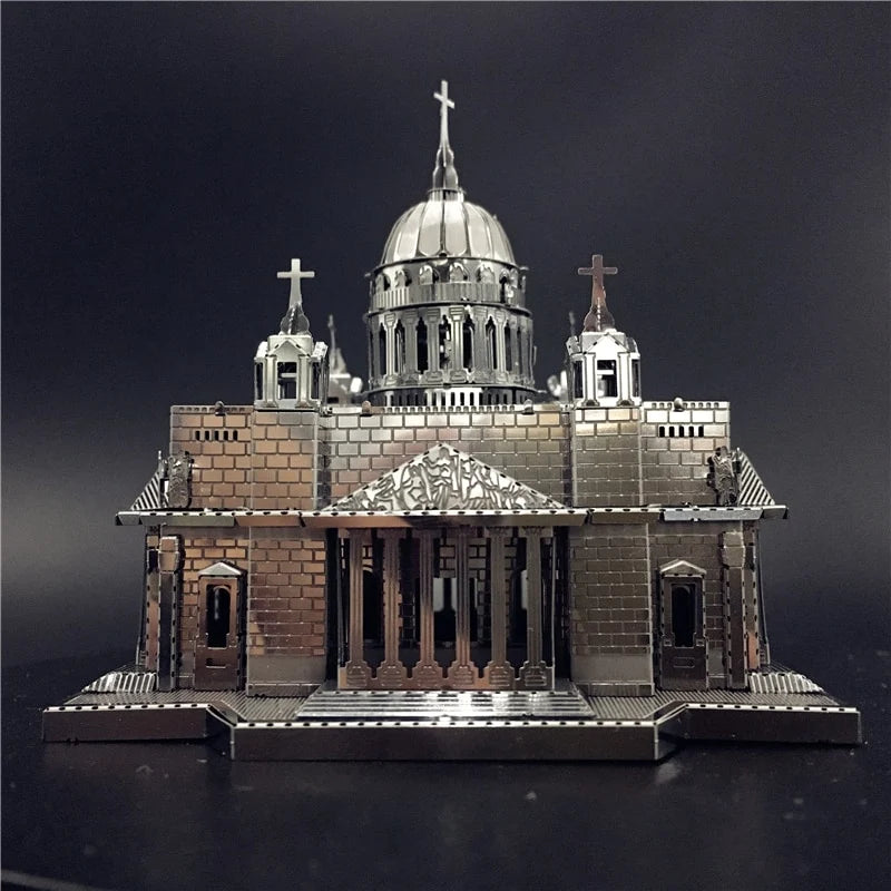 3D Metal model kit Issakiv Cathedral Building Model DIY 3D