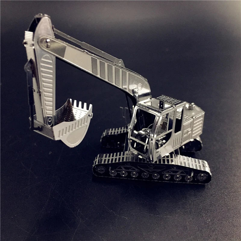 3D Metal puzzle model kit Excavator vehicle Model DIY