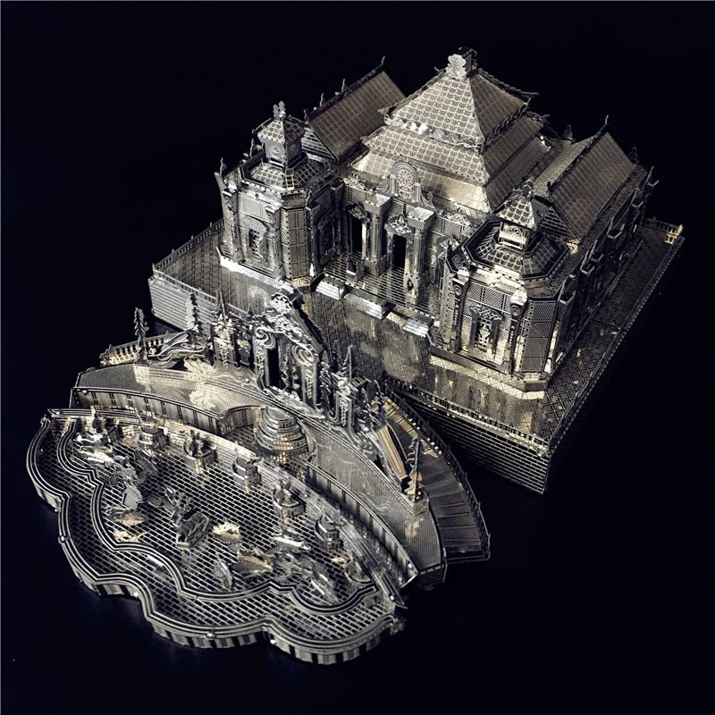 3D Metal puzzle Model Kits Dashuifa of Old Summer Palace DIY Assemble Puzzle Laser Cut