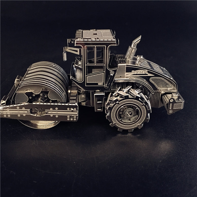 3D Metal model kit road roller vehicle Model DIY 3D