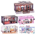 2019 Coffee Shop Sushi Bar 3D Metal Model Kits DIY Assemble 3D Metal Puzzle Laser Cut Jigsaw Toy