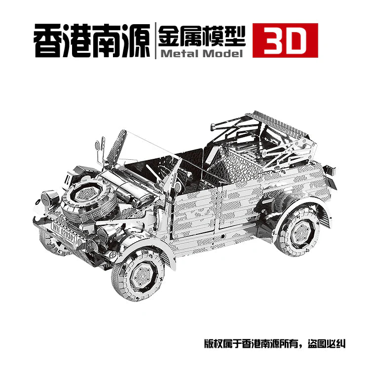 3D Metal model kit W82 Kubelwagen vehicle Model DIY 3D