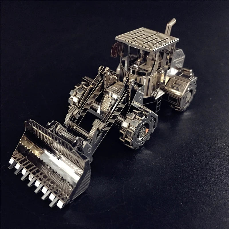 3D Metal puzzle model kit Bulldozer vehicle Model DIY 3D