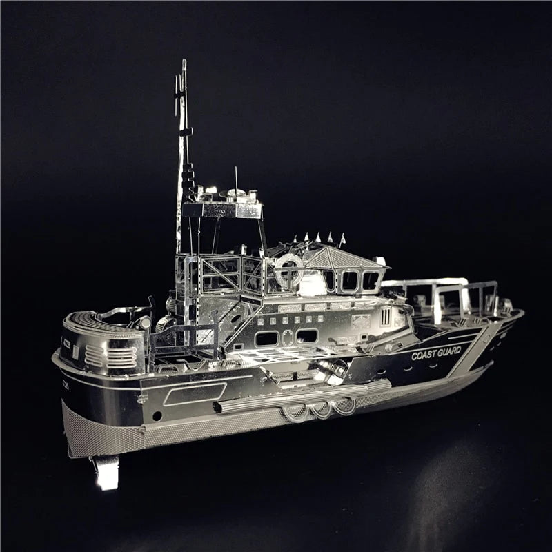 3D Metal kits DIY Puzzle Assembly Model LIFEBOAT C22201 1:100 2 Sheets Stainless Steel Creative toys gift