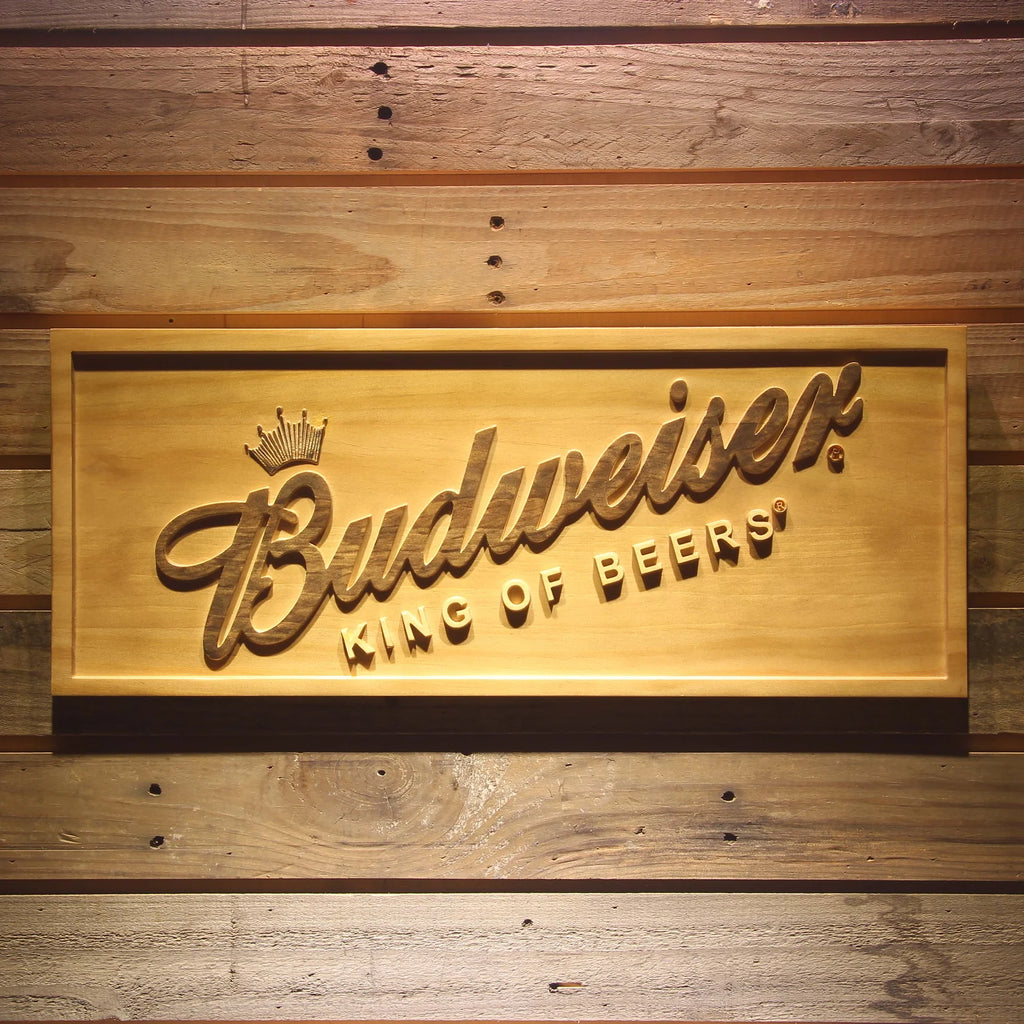 Budweiser 3D Wooden Signs