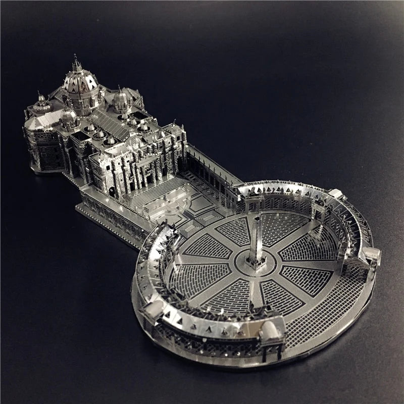 3D Metal model kit 1:1000 STPETER'S BASILICA Model DIY 3D