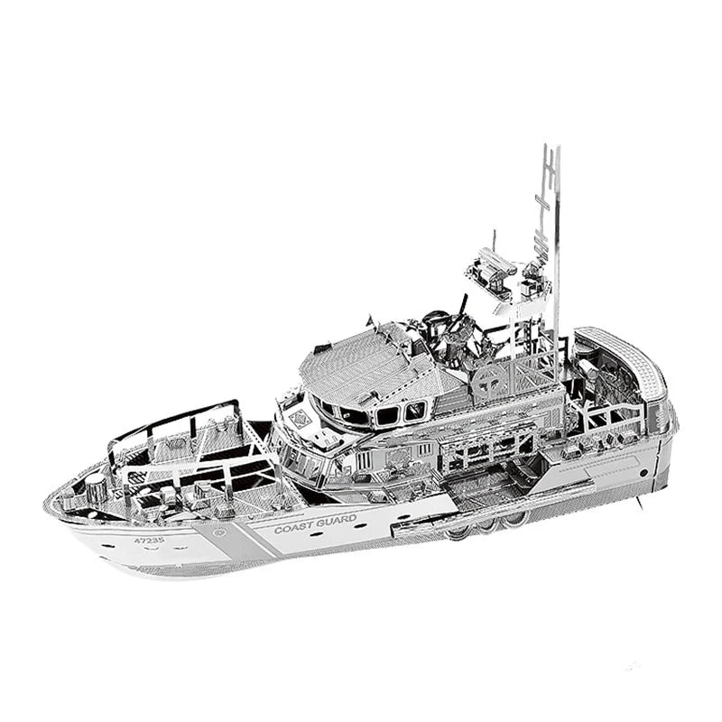 3D Metal kits DIY Puzzle Assembly Model LIFEBOAT C22201 1:100 2 Sheets Stainless Steel Creative toys gift