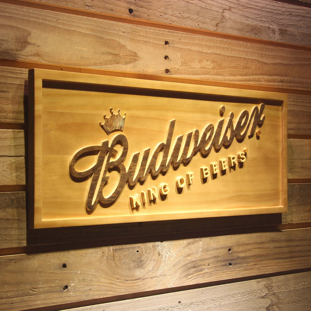Budweiser 3D Wooden Signs