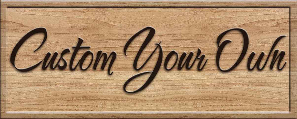 CUSTOM WOOD SIGN Design your own 3D Wooden Bar Sign