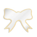 Butterfly Tie Acrylic Wall Mirror With Wooden Back Cosmetic Make-up Mirror Girl Room Nursery Hanging For Her