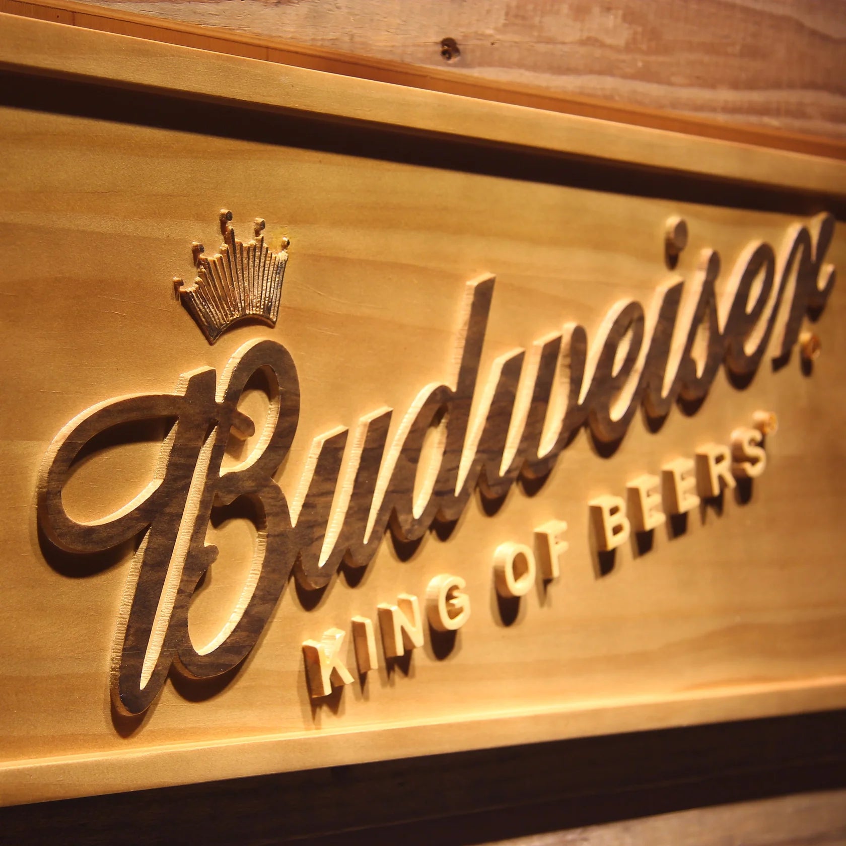 Budweiser 3D Wooden Signs