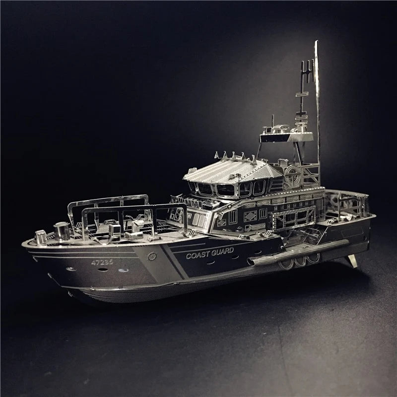 3D Metal kits DIY Puzzle Assembly Model LIFEBOAT C22201 1:100 2 Sheets Stainless Steel Creative toys gift