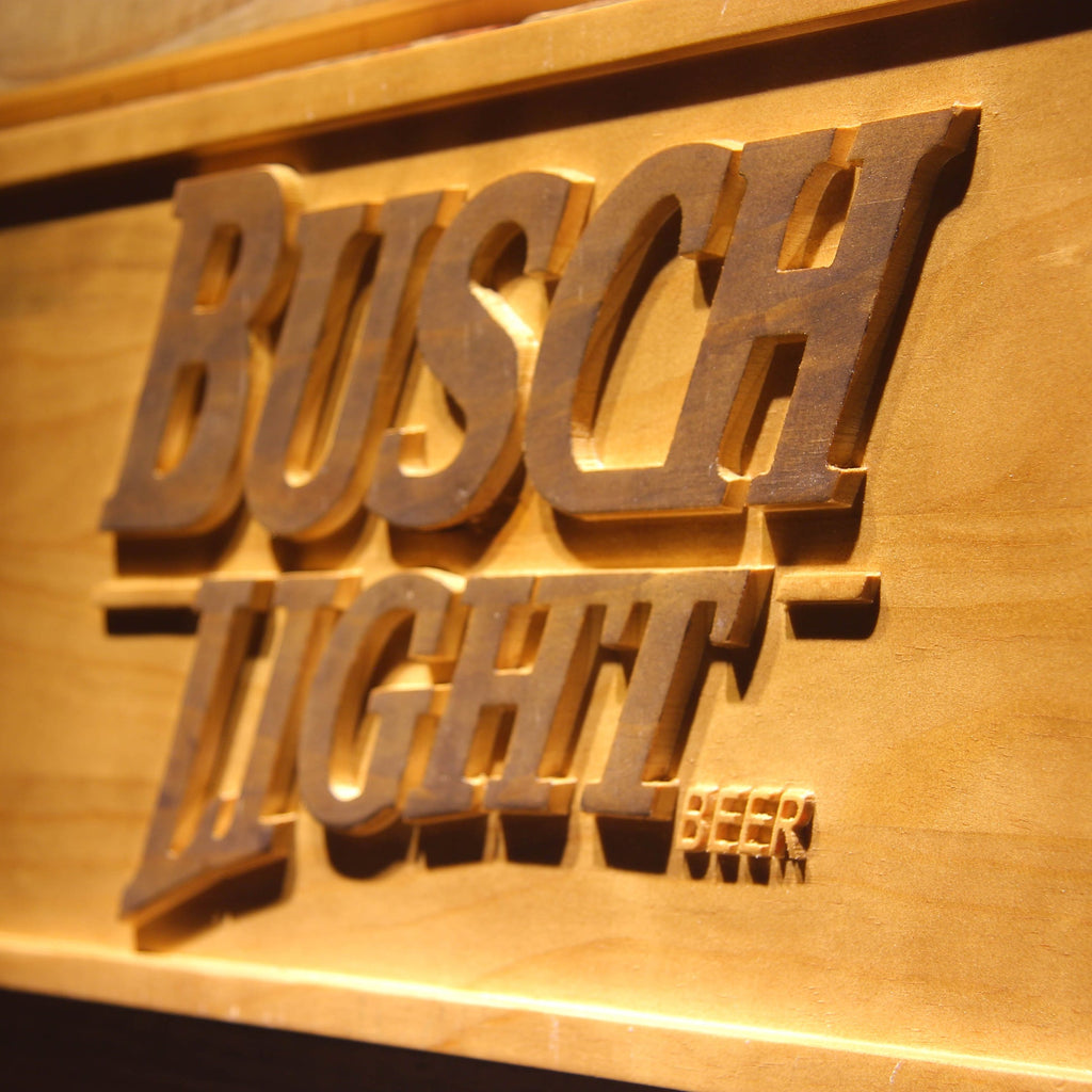Busch Light 3D Wooden Signs