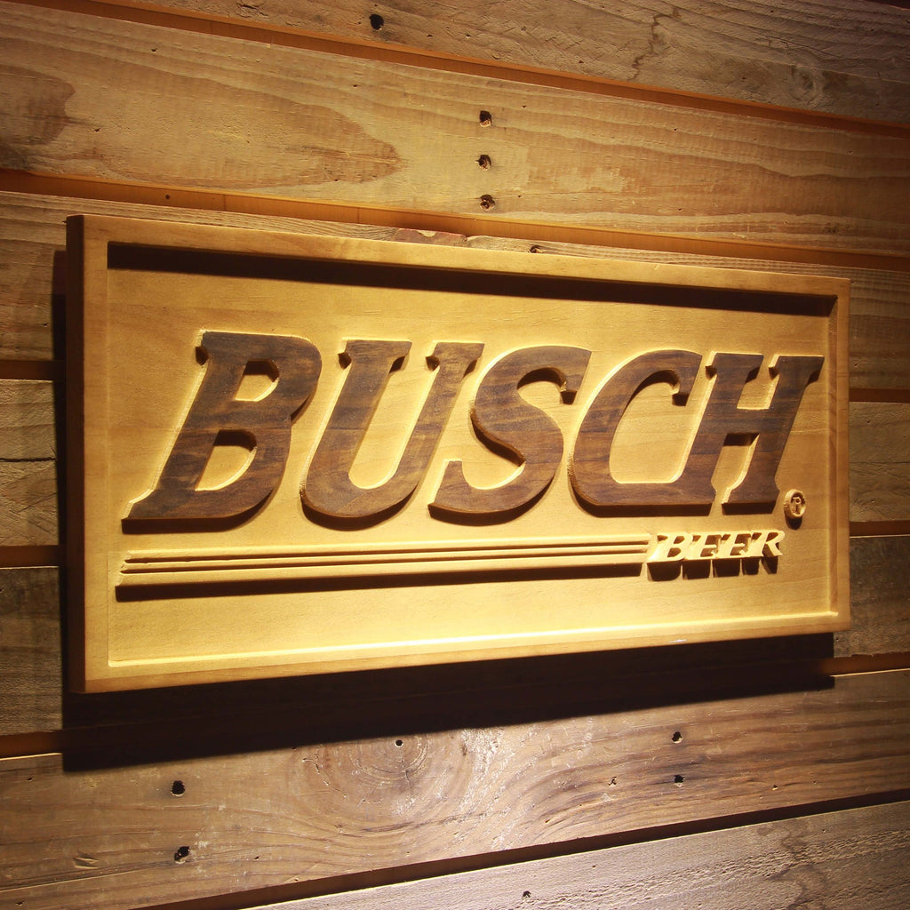 Busch 3D Wooden Signs