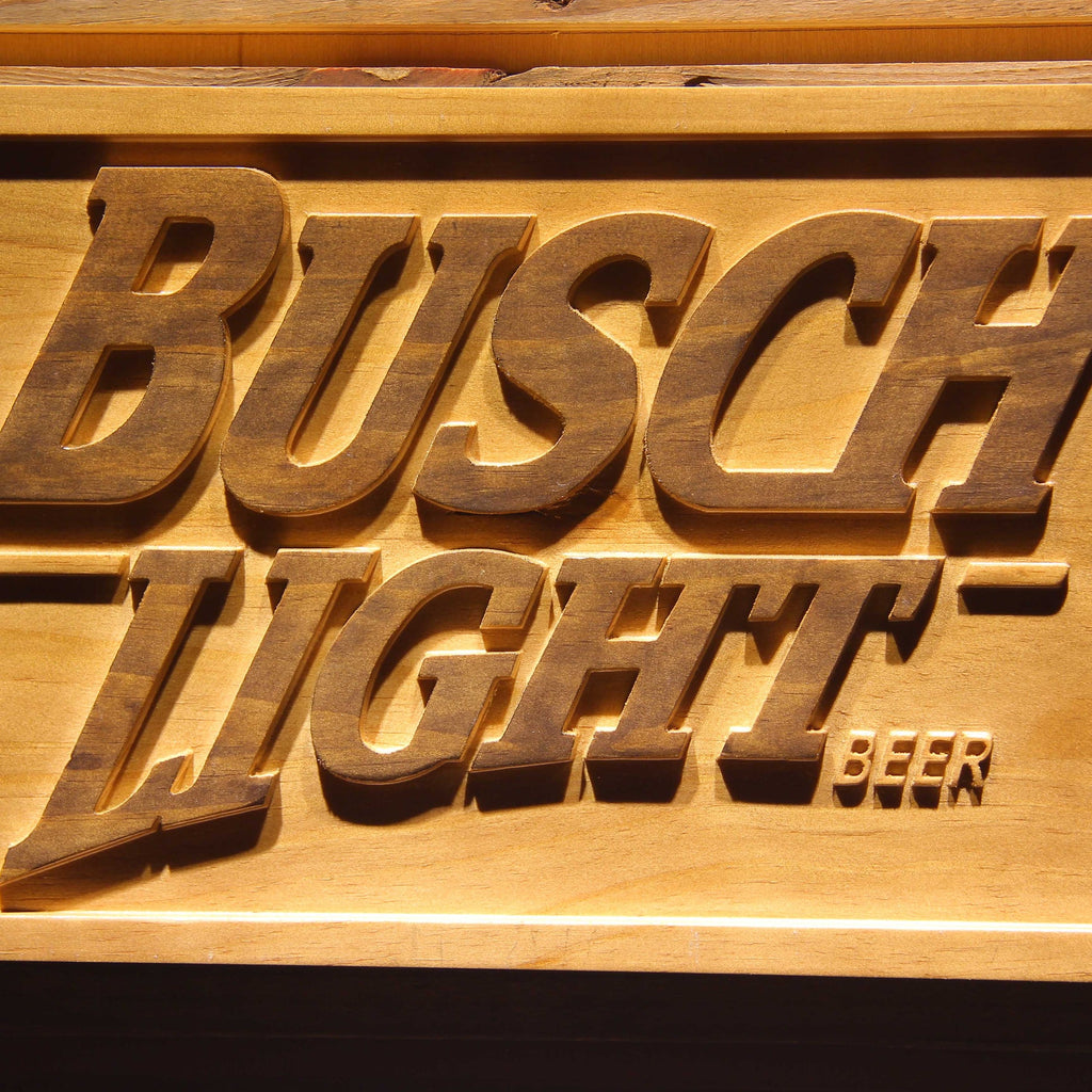 Busch Light 3D Wooden Signs