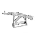 3D Metal Puzzle AK47 Beretta 92 Gun Weapon Building Model Kit DIY 3D Laser Cut Toy for adult