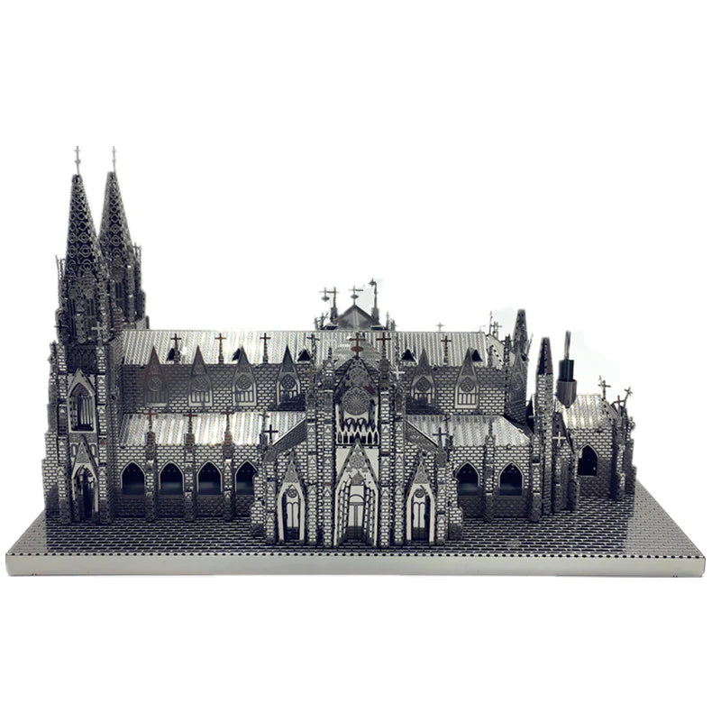 3D Puzzle Metal Assembly Model St. Patrick's Cathedral Model Kits DIY 3D Laser Cut Toy Creative toys