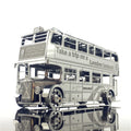 3D Metal model kits London Bus Car Assemble Model puzzle I22207 2 sheets DIY 3D Laser Cut Toy