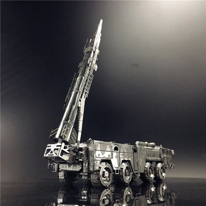 3D Metal model kit Assembly Model DF-11 MISSILE CARRIER 2 Sheets Puzzle DIY TOYS Gift Chinese military