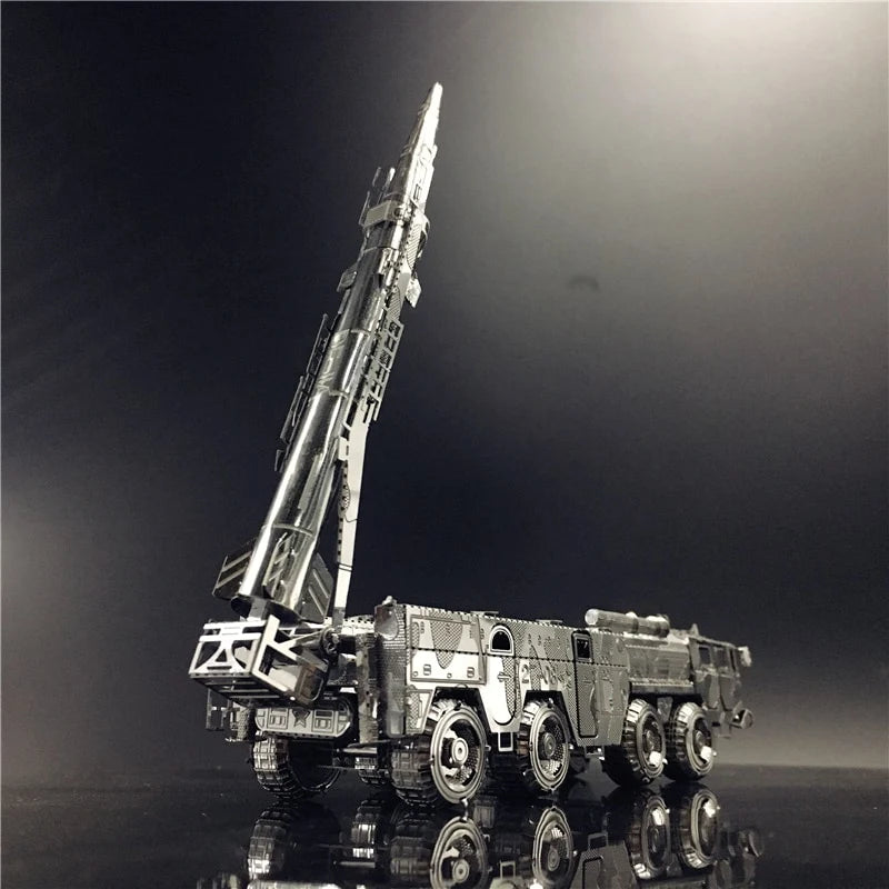 3D Metal model kit Assembly Model DF-11 MISSILE CARRIER 2 Sheets Puzzle DIY TOYS Gift Chinese military