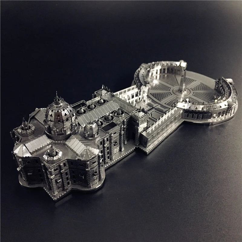 3D Metal model kit 1:1000 STPETER'S BASILICA Model DIY 3D