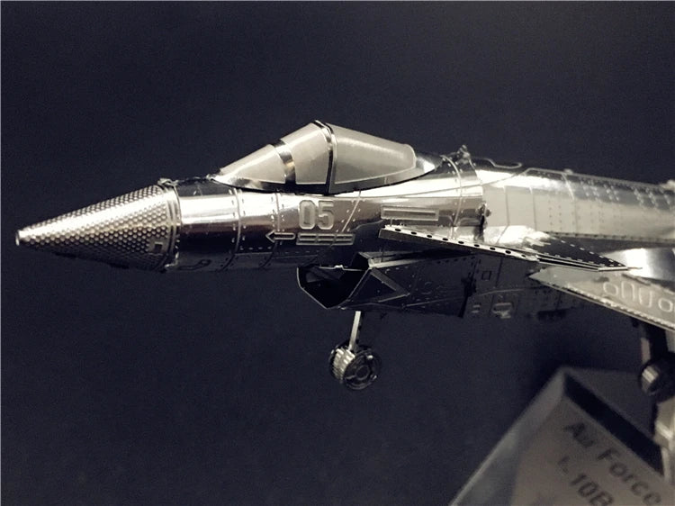 3D Metal model kit AIR FORCE J-10B Chinese modern military equipment Model DIY 3D