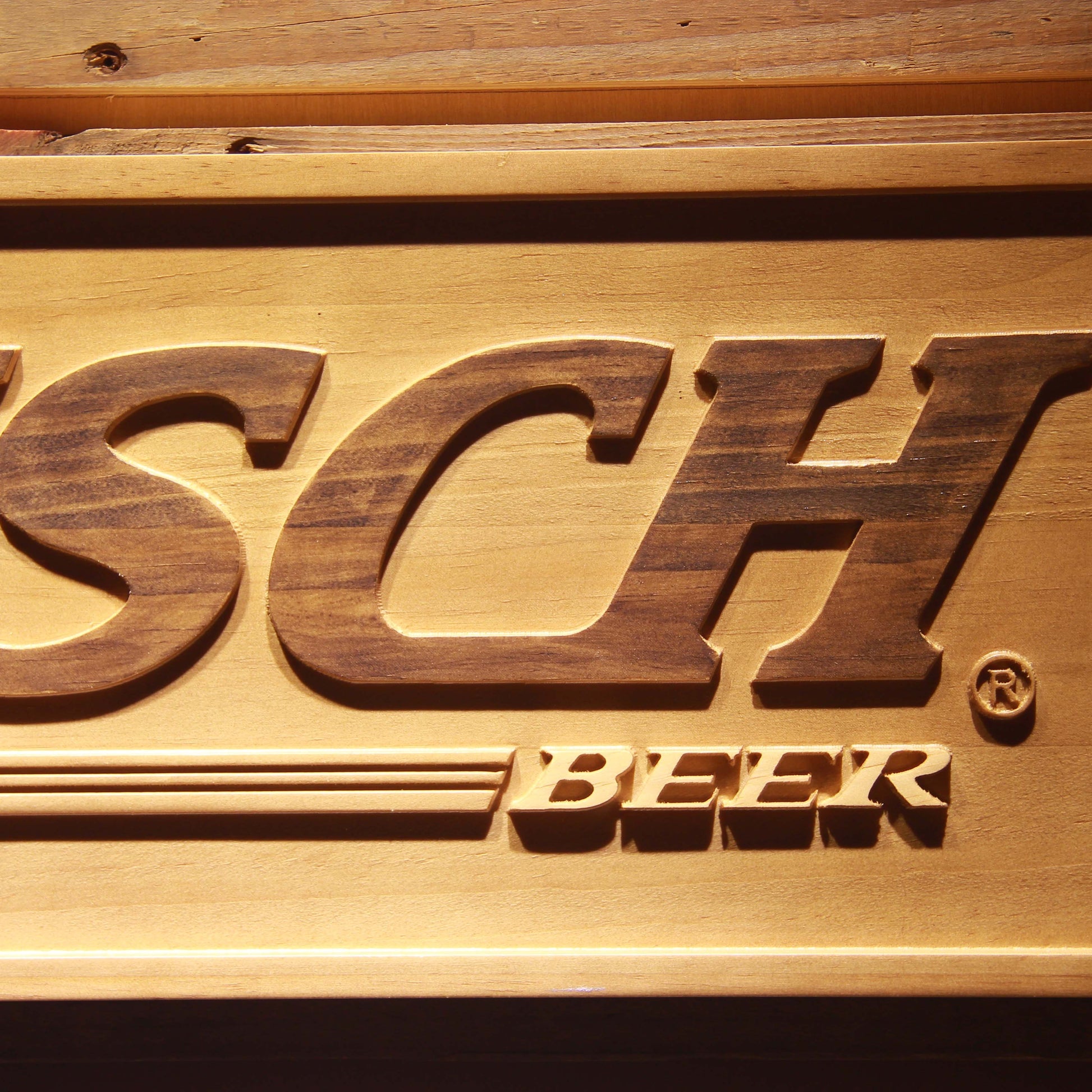 Busch 3D Wooden Signs