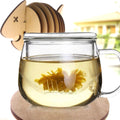 7Pieces/Set Creative Place Mat/office Supplies Coffee Cup Mat DIY Handmade Fish Simple Animal Shapes