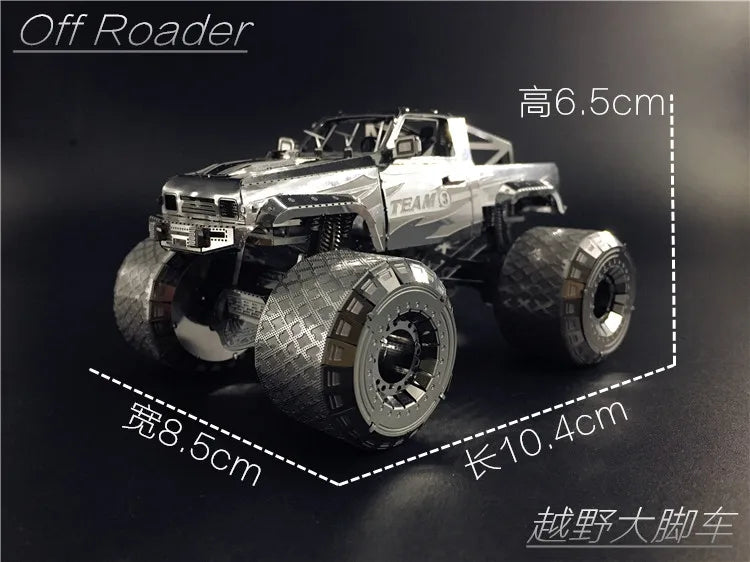3D Metal model kit OFF-ROADER AUTO Wrangler Model DIY 3D puzzle car toys