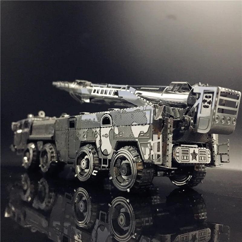 3D Metal model kit Assembly Model DF-11 MISSILE CARRIER 2 Sheets Puzzle DIY TOYS Gift Chinese military