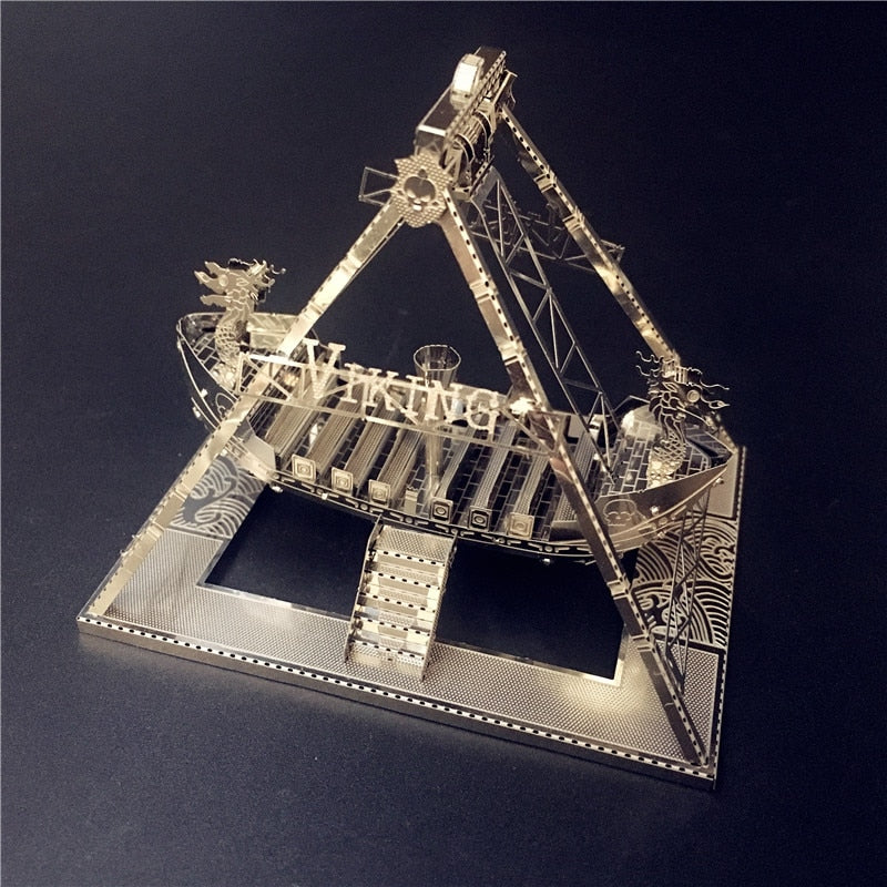 3D Metal model kit Viking ship Model DIY 3D Originality