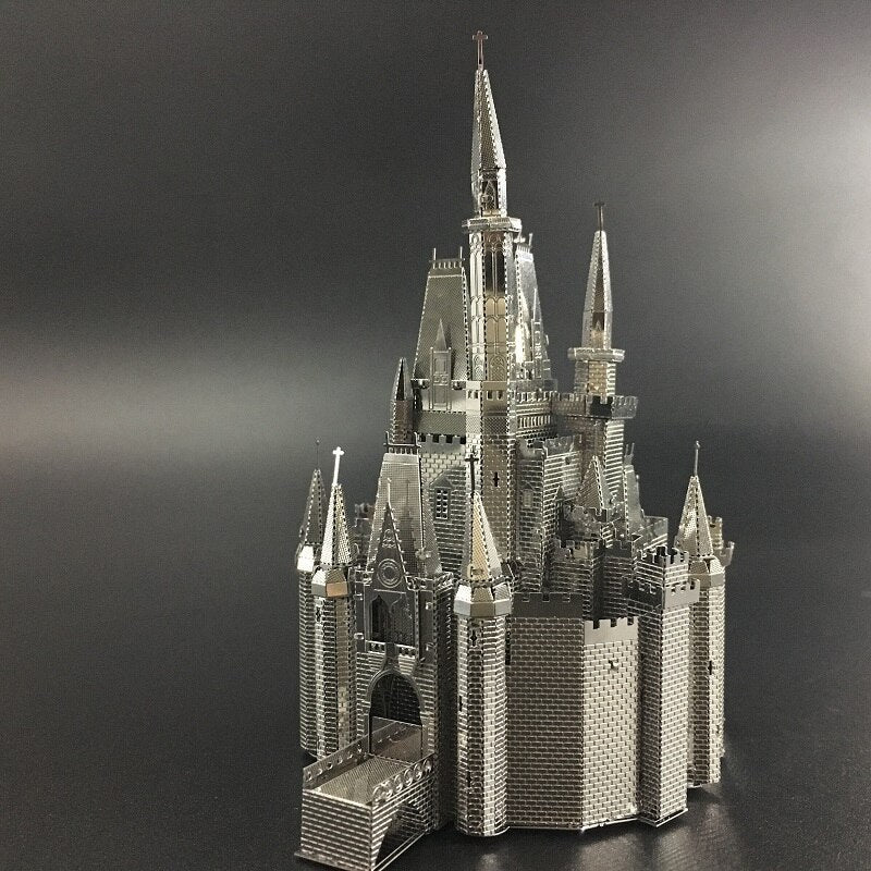 3D Metal model kit Cinderella Castle Building Model DIY 3D