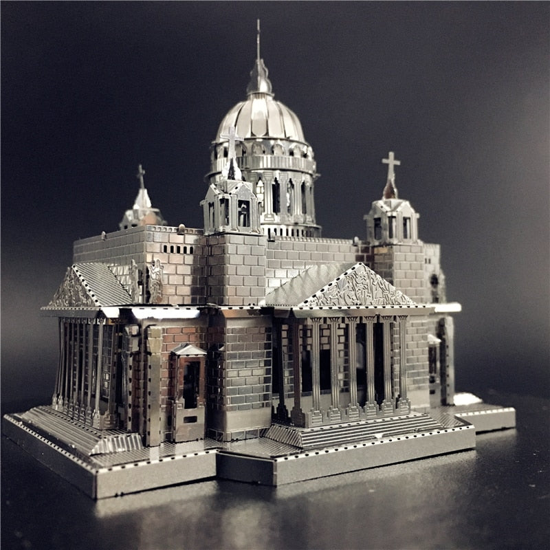 3D Metal model kit Issakiv Cathedral Building Model DIY 3D