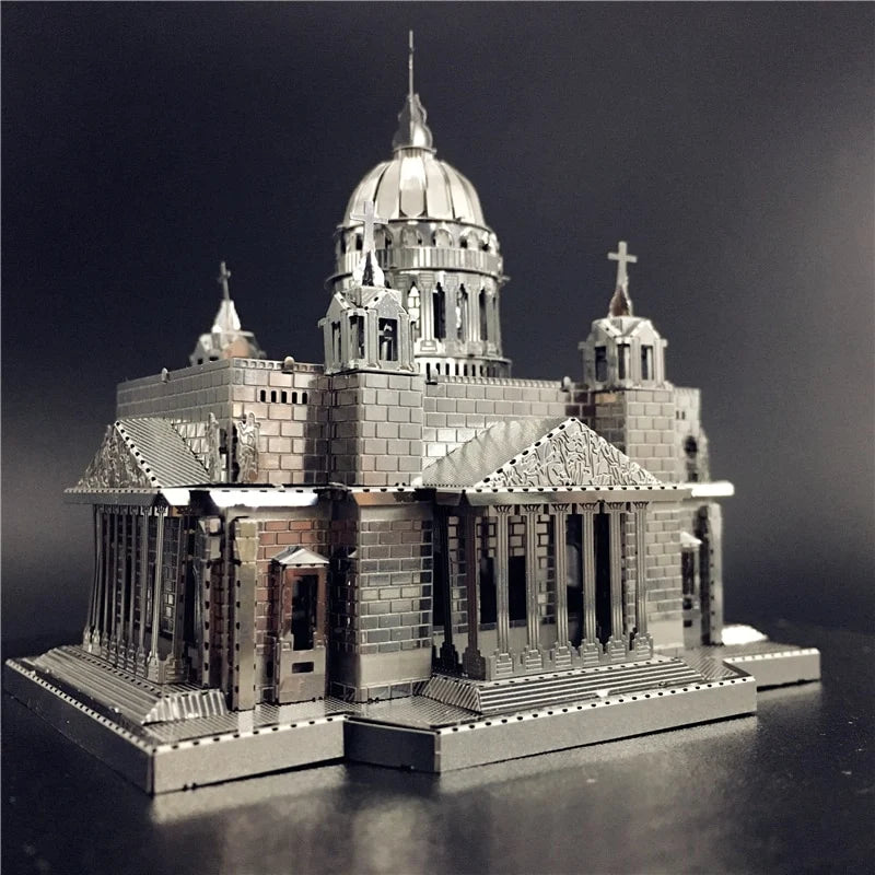3D Metal model kit Issakiv Cathedral Building Model DIY 3D